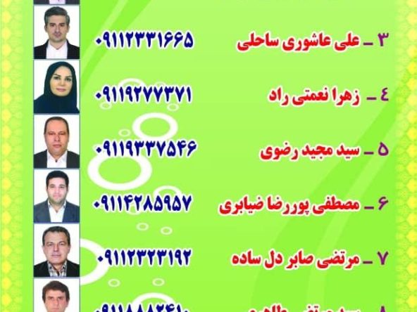 لیست انتخاباتی اتحادیه املاک